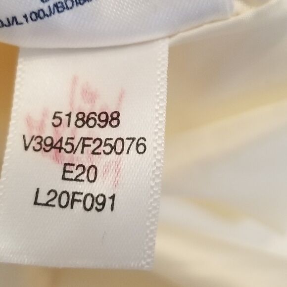 Lands End 2X Vest Puffer Down Fill Zip Up Cream Gorpcore Hiking Outdoors Camping - Picture 6 of 8